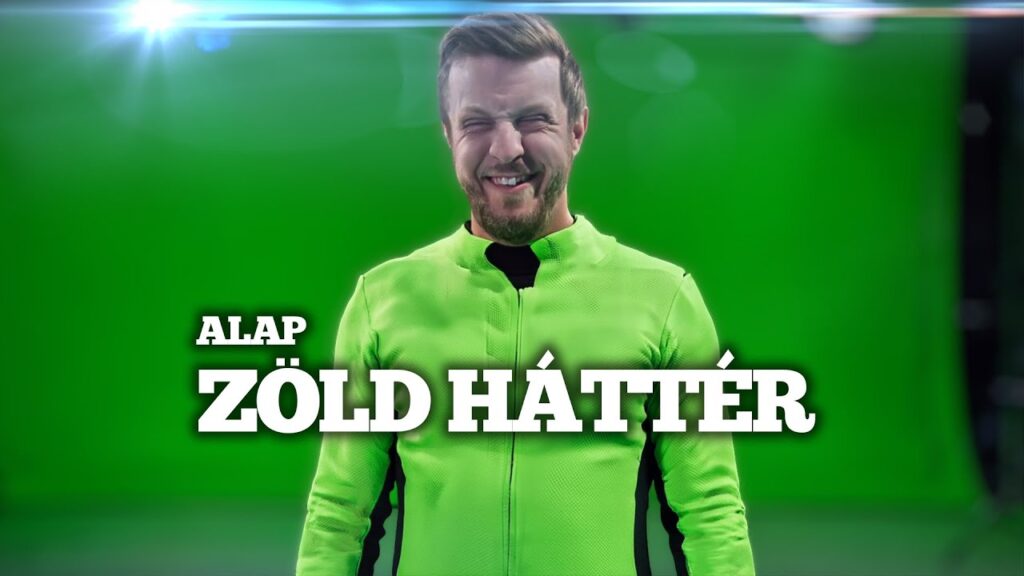 Így működik a zöld háttér varázslat!