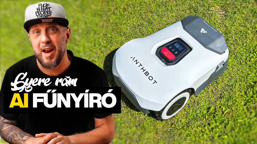 Anthbot Genie 600 az AI fűnyíró robot!